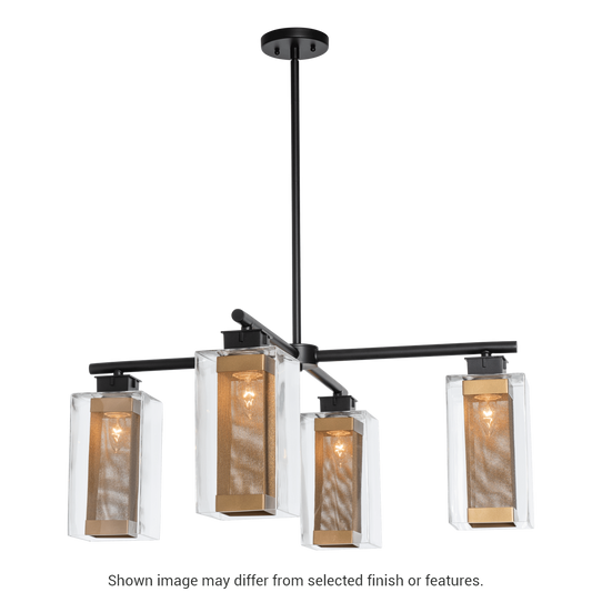 Polaris Outdoor 4-Light Pendant - White - Outdoor Silver Accent by Hubbardton Forge