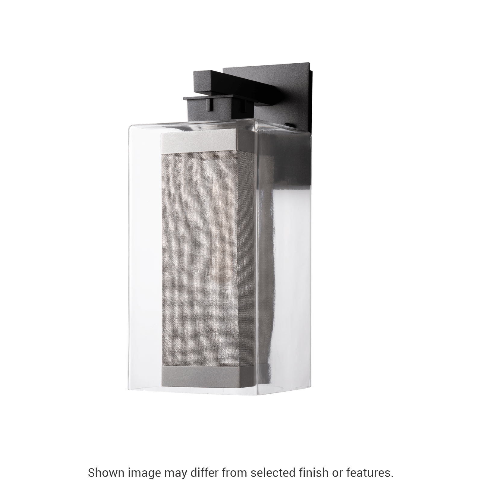 Polaris Outdoor Large Sconce - White - Outdoor Silver Accent by Hubbardton Forge