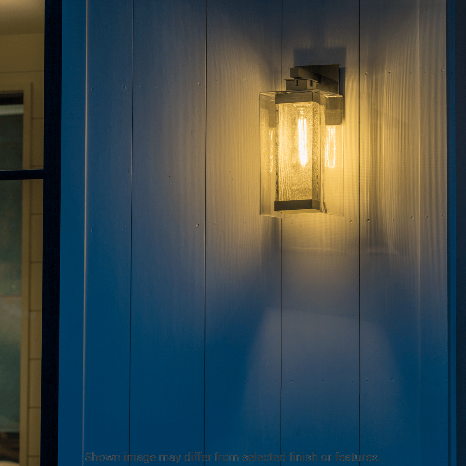 Polaris Outdoor Large Sconce - White - Outdoor Silver Accent by Hubbardton Forge