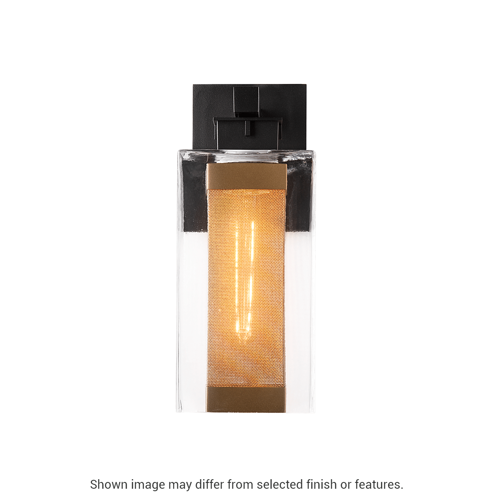 Polaris Outdoor Medium Sconce - White - Outdoor Silver Accent by Hubbardton Forge