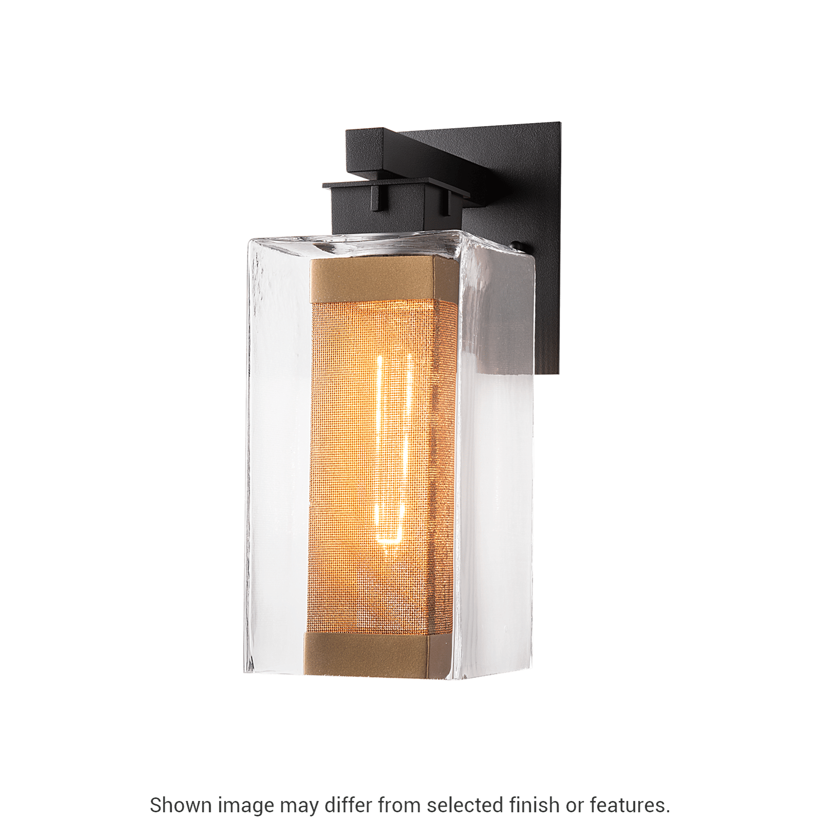 Polaris Outdoor Medium Sconce - White - Outdoor Silver Accent by Hubbardton Forge