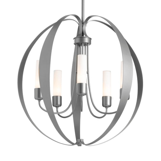 Pomme Outdoor Pendant - Coastal Burnished Steel - Opal Glass by Hubbardton Forge