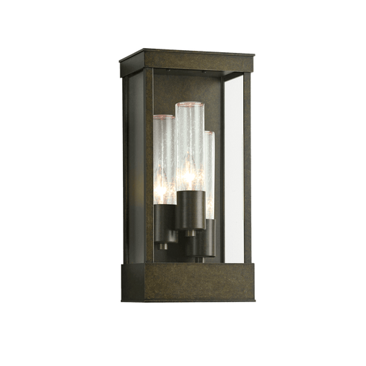 Portico Outdoor Sconce - Coastal Bronze - Clear Seeded Glass by Hubbardton Forge