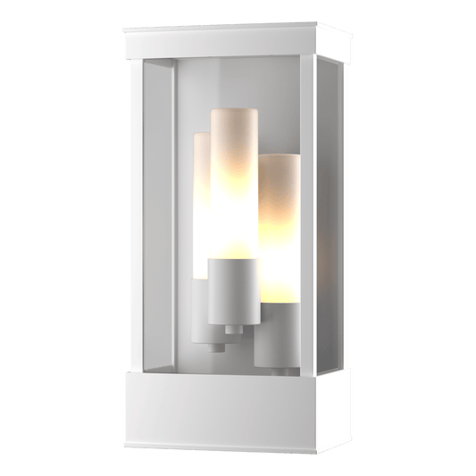 Portico Outdoor Sconce - White - Opal Glass by Hubbardton Forge
