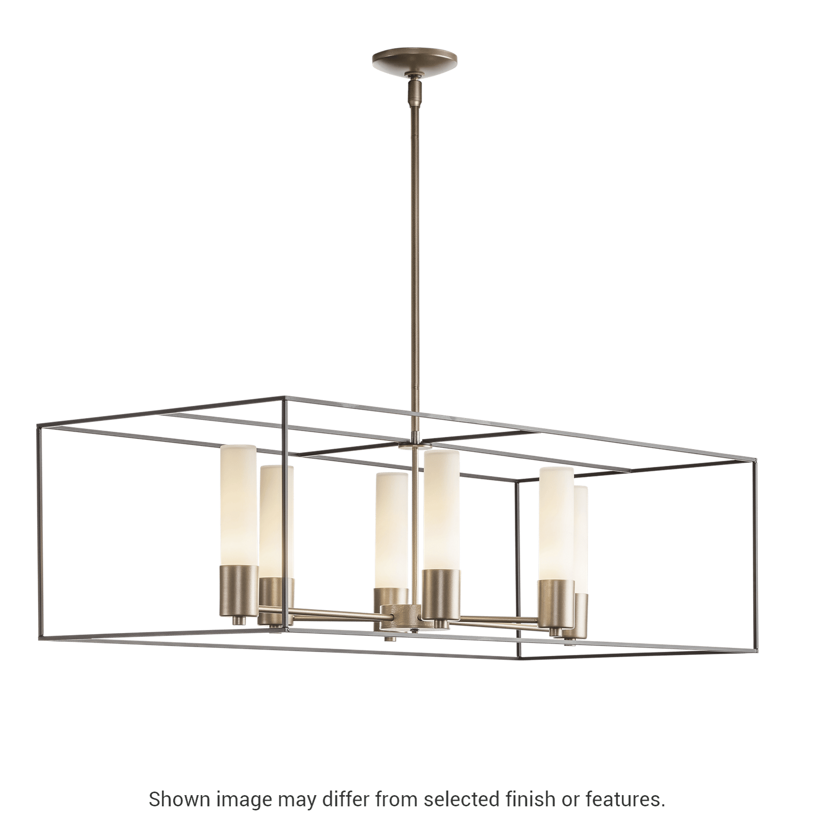 Portico Pendant - White - Opal Glass by Hubbardton Forge