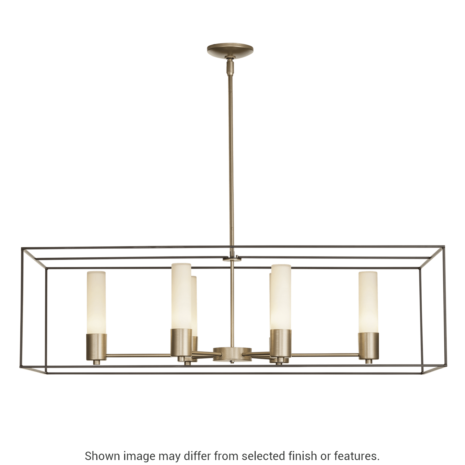 Portico Pendant - White - Opal Glass by Hubbardton Forge