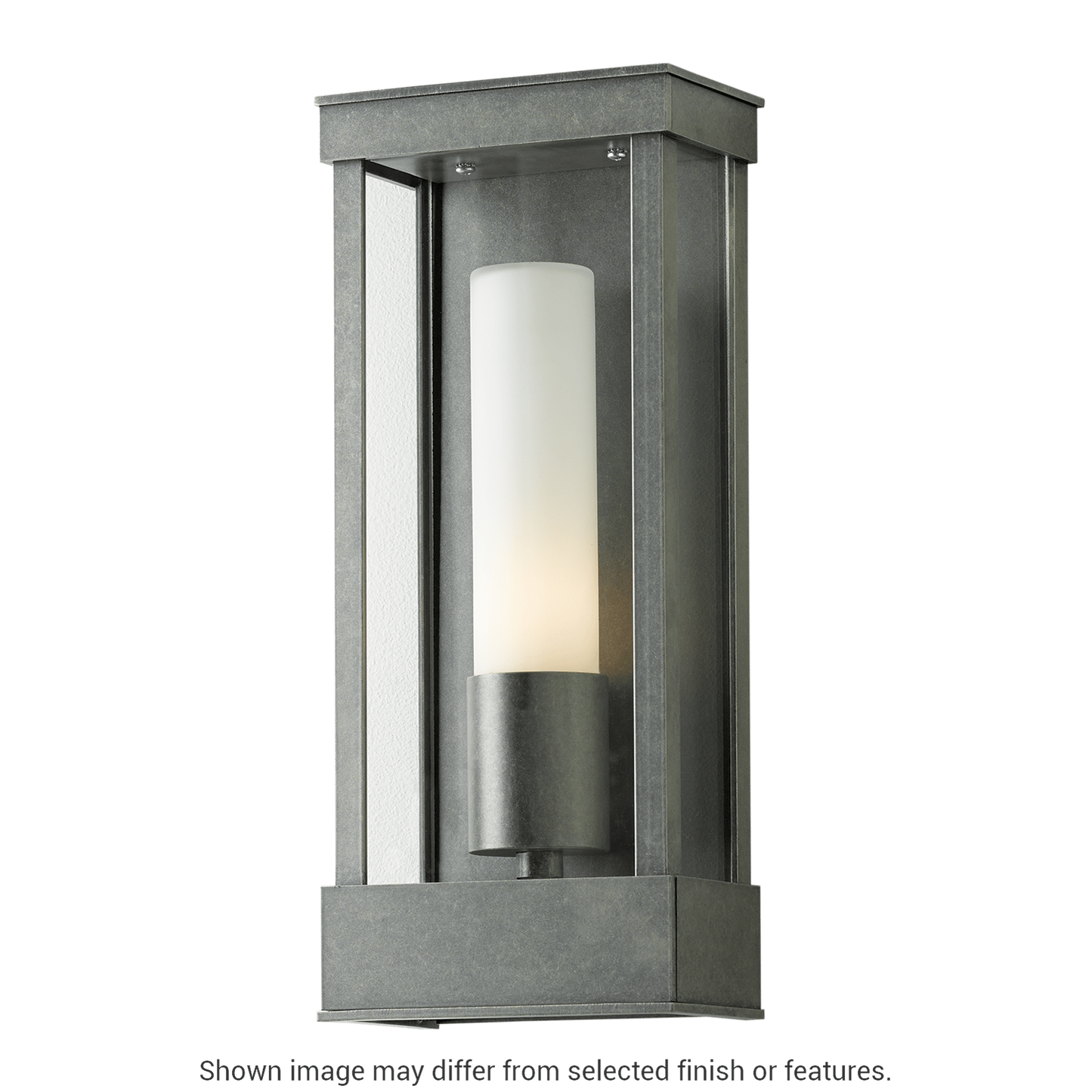Portico Small Outdoor Sconce - White - Opal Glass by Hubbardton Forge