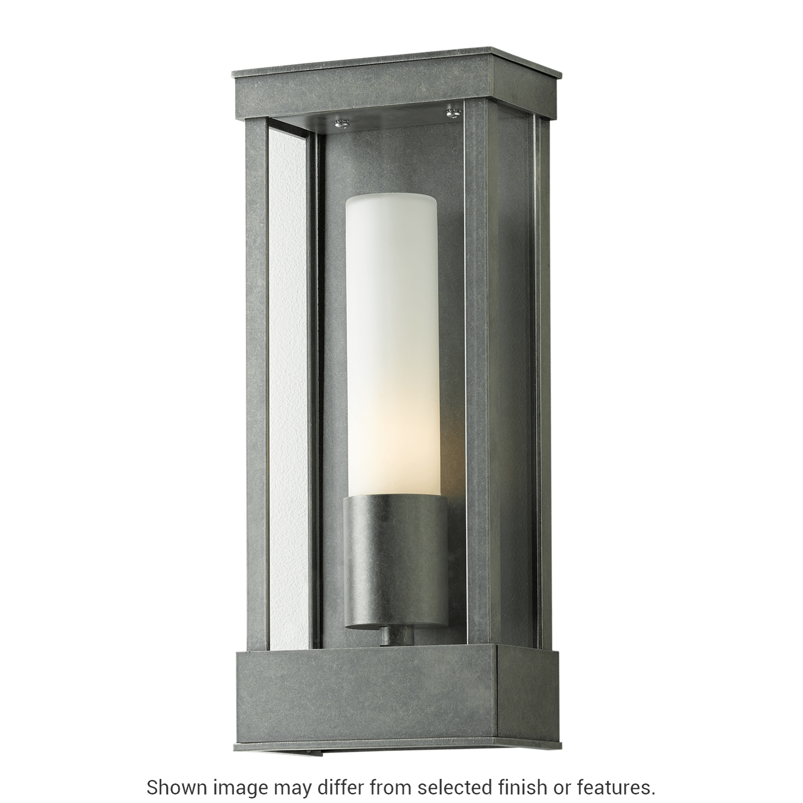 Portico Small Outdoor Sconce - White - Opal Glass by Hubbardton Forge