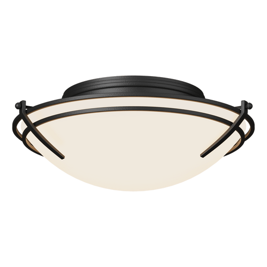 Presidio Tryne Flush Mount - Black by Hubbardton Forge