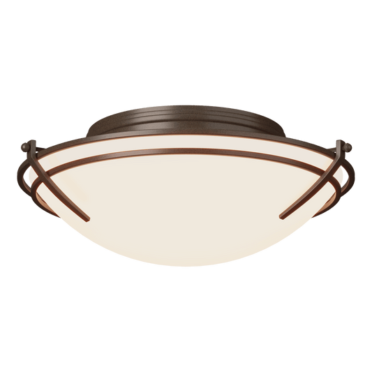 Presidio Tryne Flush Mount - Bronze by Hubbardton Forge