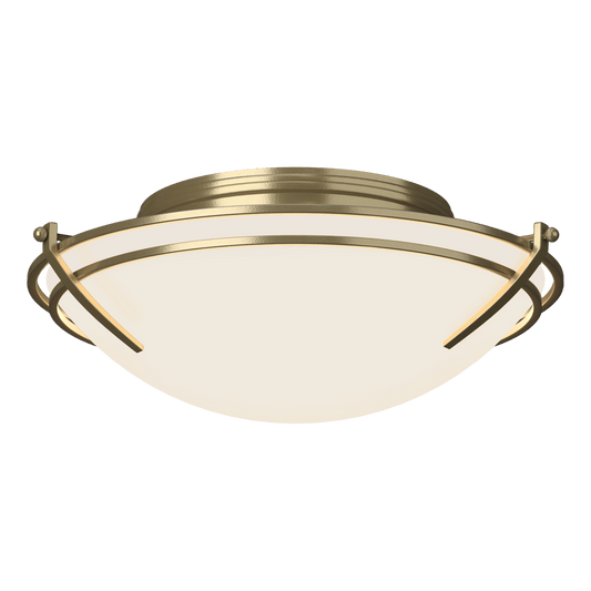 Presidio Tryne Flush Mount - Modern Brass by Hubbardton Forge