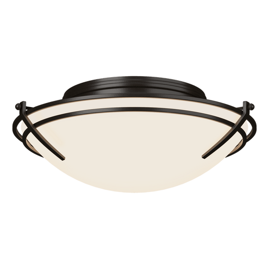 Presidio Tryne Flush Mount - Oil Rubbed Bronze by Hubbardton Forge