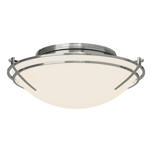 Presidio Tryne Flush Mount - Sterling by Hubbardton Forge