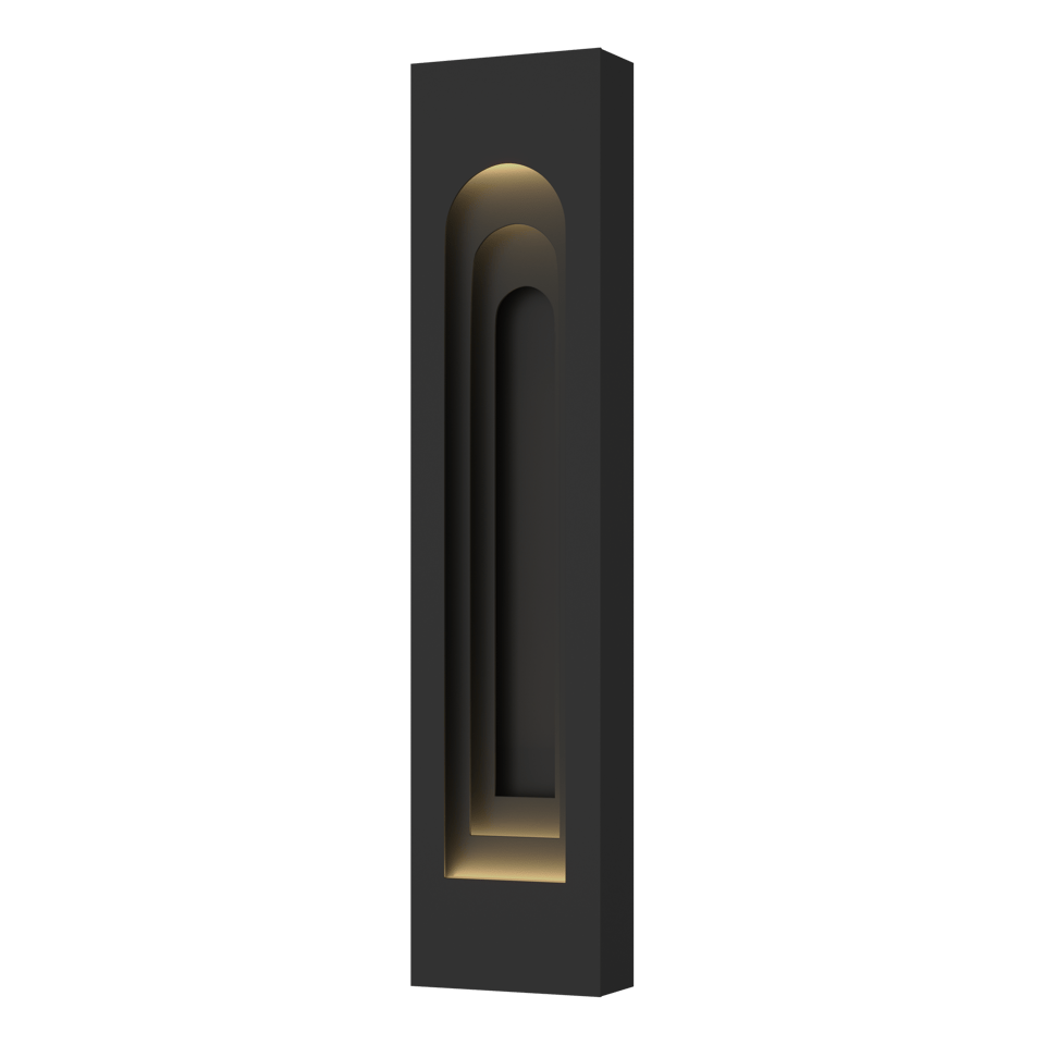 Procession Arch Large Outdoor Sconce - Coastal Black - Coastal Black Accent by Hubbardton Forge