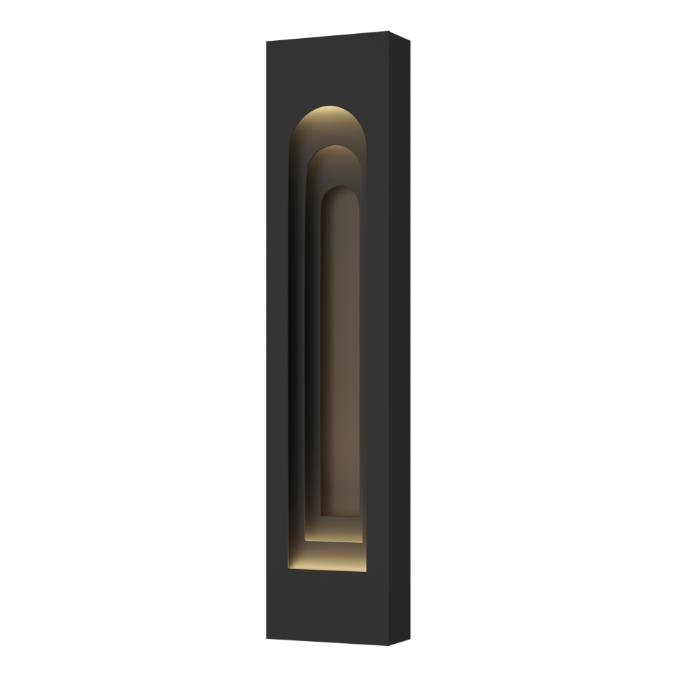 Procession Arch Large Outdoor Sconce - Coastal Black - Coastal Dark Smoke Accent by Hubbardton Forge