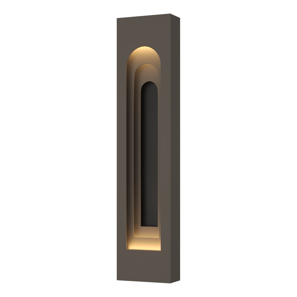 Procession Arch Large Outdoor Sconce - Coastal Dark Smoke - Coastal Black Accent by Hubbardton Forge