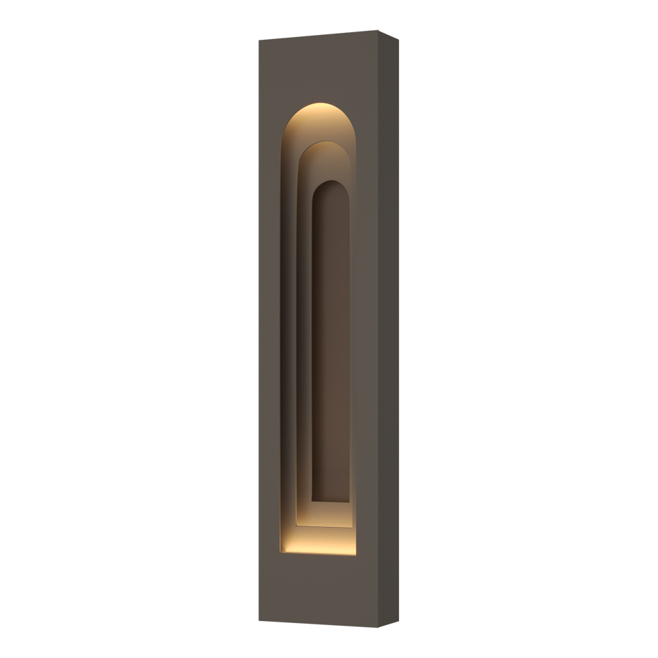 Procession Arch Large Outdoor Sconce - Coastal Dark Smoke - Coastal Bronze Accent by Hubbardton Forge