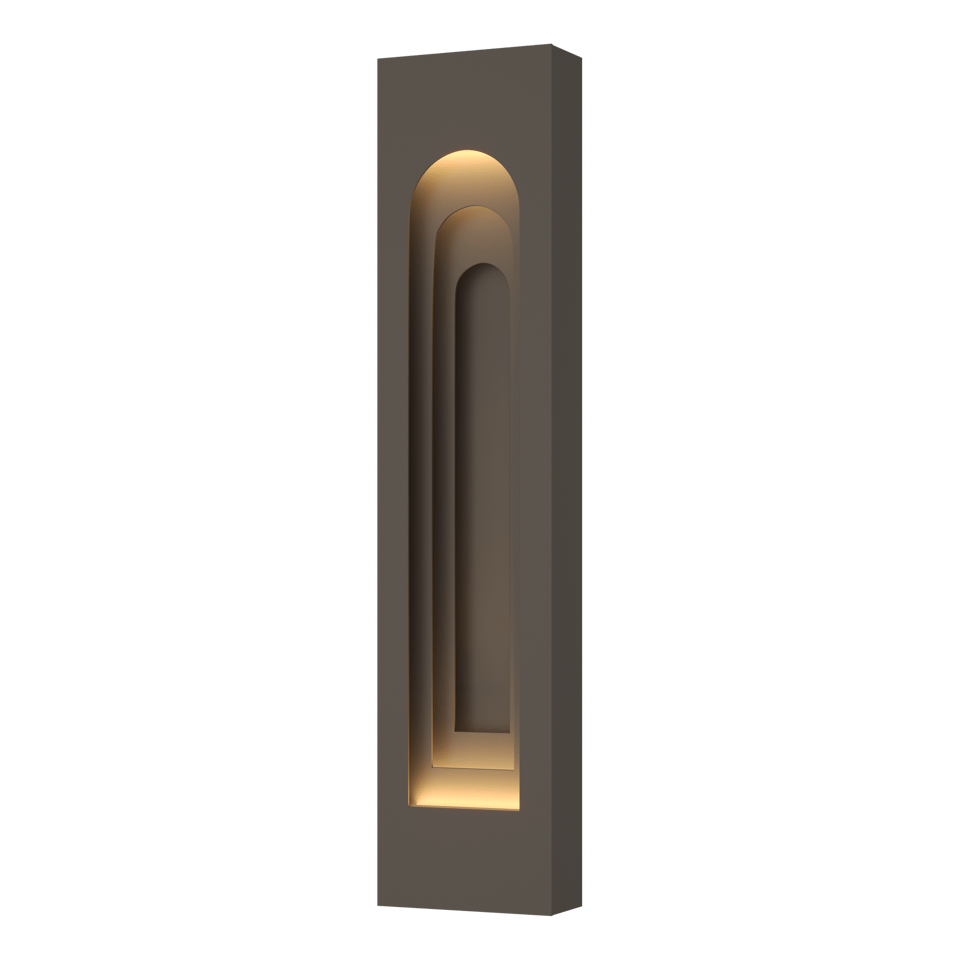 Procession Arch Large Outdoor Sconce - Coastal Dark Smoke - Coastal Dark Smoke Accent by Hubbardton Forge