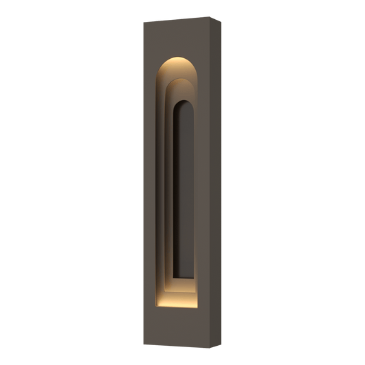 Procession Arch Large Outdoor Sconce - Coastal Dark Smoke - Oil Rubbed Bronze Accent by Hubbardton Forge