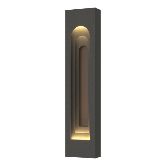 Procession Arch Large Outdoor Sconce - Natural Iron - Coastal Bronze Accent by Hubbardton Forge