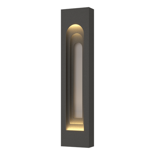 Procession Arch Large Outdoor Sconce - Natural Iron - Coastal Burnished Steel Accent by Hubbardton Forge