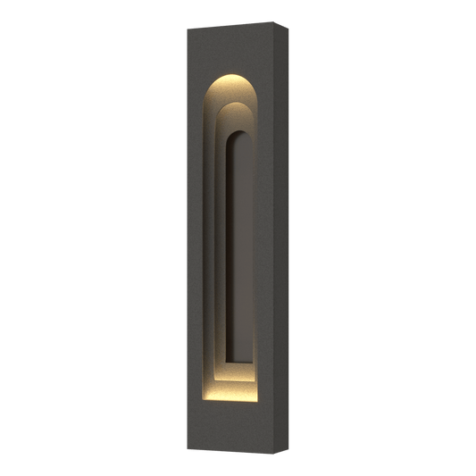 Procession Arch Large Outdoor Sconce - Natural Iron - Oil Rubbed Bronze Accent by Hubbardton Forge