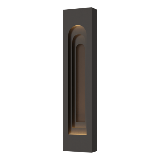 Procession Arch Large Outdoor Sconce - Oil Rubbed Bronze - Coastal Bronze Accent by Hubbardton Forge