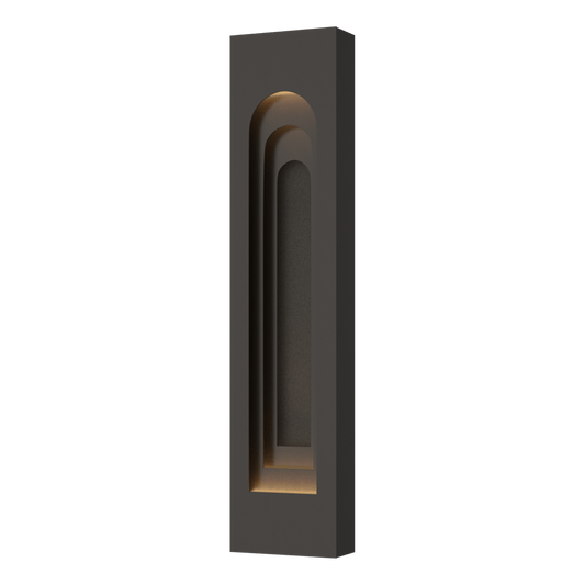 Procession Arch Large Outdoor Sconce - Oil Rubbed Bronze - Natural Iron Accent by Hubbardton Forge