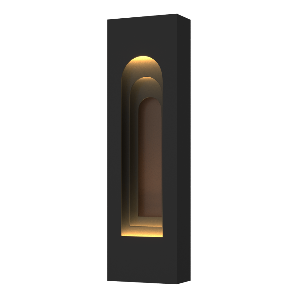 Procession Arch Small Outdoor Sconce - Coastal Black - Coastal Bronze Accent by Hubbardton Forge