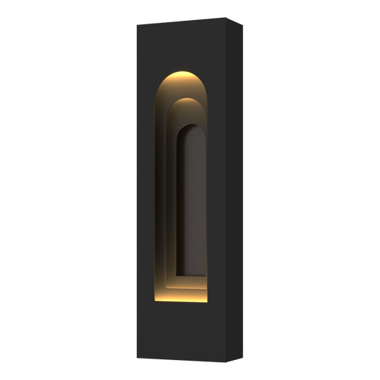 Procession Arch Small Outdoor Sconce - Coastal Black - Oil Rubbed Bronze Accent by Hubbardton Forge