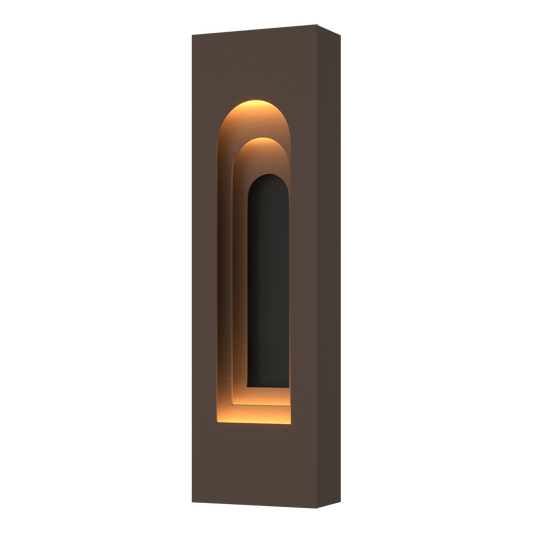 Procession Arch Small Outdoor Sconce - Coastal Bronze - Coastal Black Accent by Hubbardton Forge