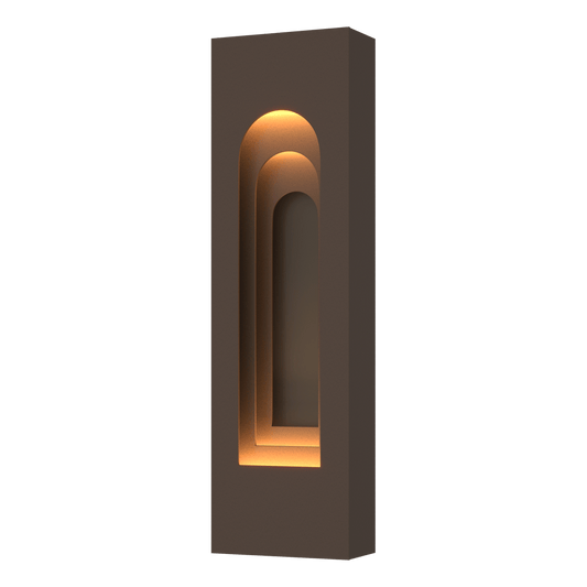 Procession Arch Small Outdoor Sconce - Coastal Bronze - Coastal Dark Smoke Accent by Hubbardton Forge