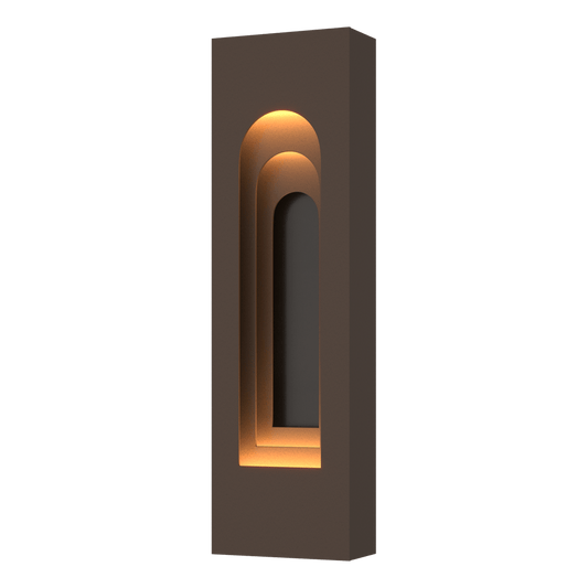 Procession Arch Small Outdoor Sconce - Coastal Bronze - Oil Rubbed Bronze Accent by Hubbardton Forge