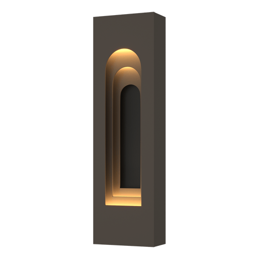 Procession Arch Small Outdoor Sconce - Coastal Dark Smoke - Coastal Black Accent by Hubbardton Forge