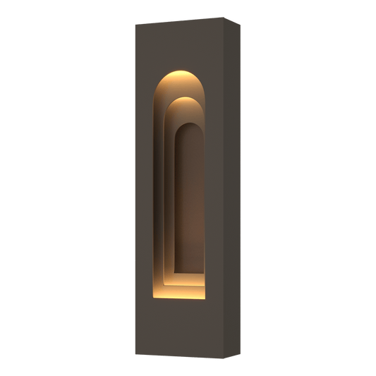 Procession Arch Small Outdoor Sconce - Coastal Dark Smoke - Coastal Bronze Accent by Hubbardton Forge