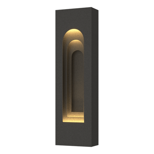 Procession Arch Small Outdoor Sconce - Natural Iron - Natural Iron Accent by Hubbardton Forge