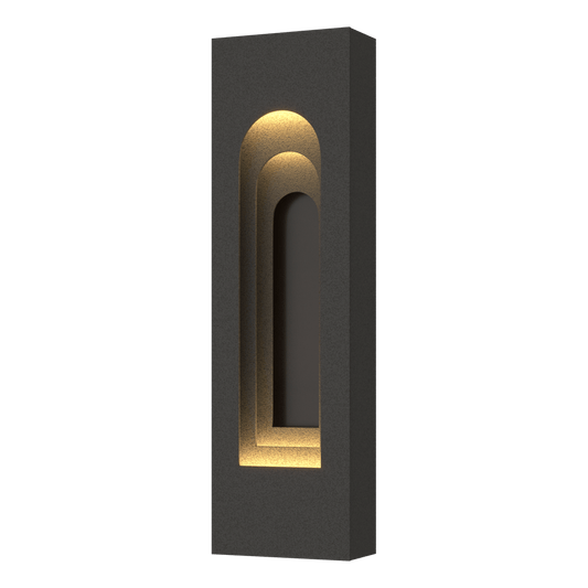 Procession Arch Small Outdoor Sconce - Natural Iron - Oil Rubbed Bronze Accent by Hubbardton Forge