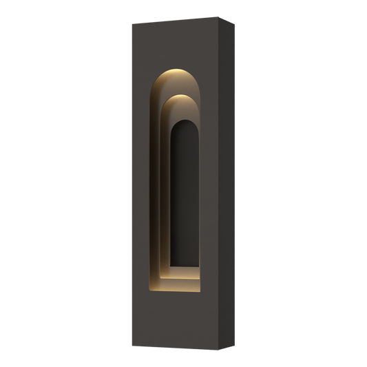 Procession Arch Small Outdoor Sconce - Oil Rubbed Bronze - Coastal Black Accent by Hubbardton Forge