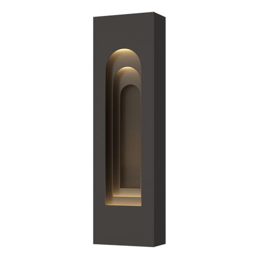 Procession Arch Small Outdoor Sconce - Oil Rubbed Bronze - Coastal Dark Smoke Accent by Hubbardton Forge