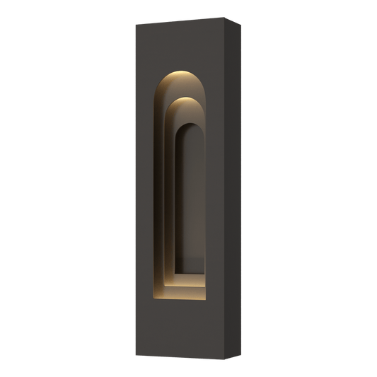 Procession Arch Small Outdoor Sconce - Oil Rubbed Bronze - Oil Rubbed Bronze Accent by Hubbardton Forge