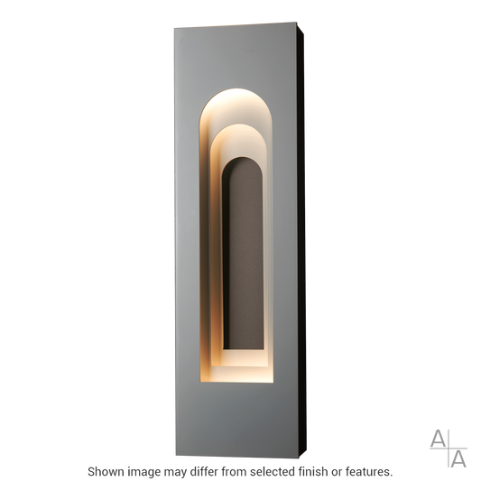 Procession Arch Small Outdoor Sconce - White - White Accent by Hubbardton Forge