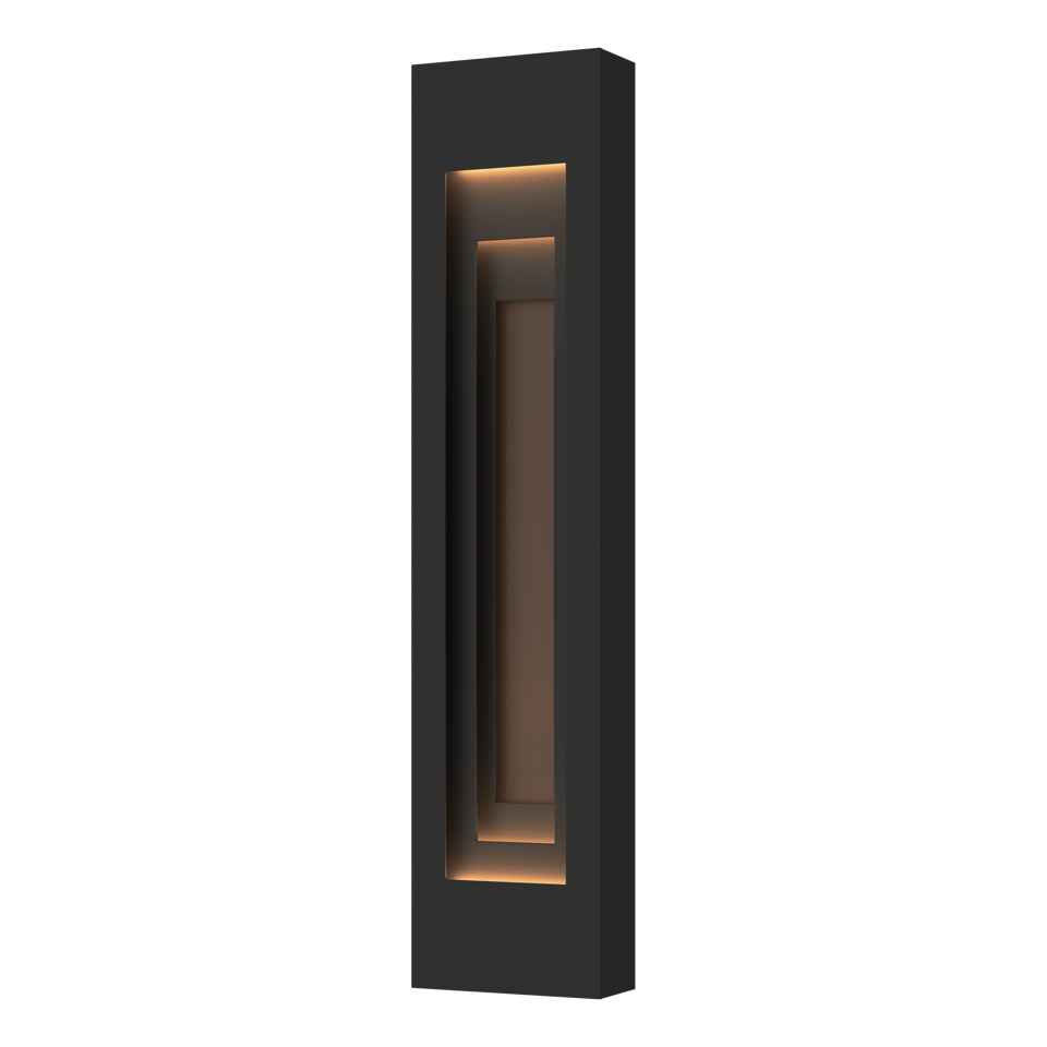 Procession Large Outdoor Sconce - Coastal Black - Coastal Bronze Accent by Hubbardton Forge