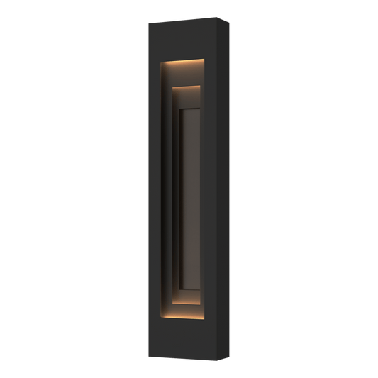 Procession Large Outdoor Sconce - Coastal Black - Oil Rubbed Bronze Accent by Hubbardton Forge
