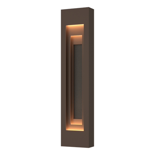Procession Large Outdoor Sconce - Coastal Bronze - Natural Iron Accent by Hubbardton Forge