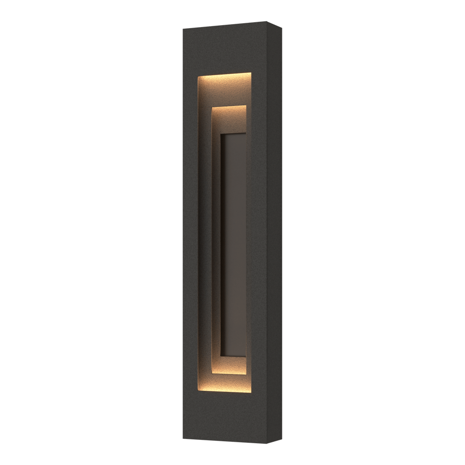 Procession Large Outdoor Sconce - Natural Iron - Oil Rubbed Bronze Accent by Hubbardton Forge