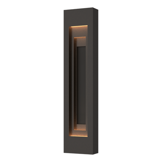 Procession Large Outdoor Sconce - Oil Rubbed Bronze - Coastal Black Accent by Hubbardton Forge