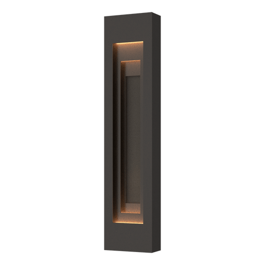 Procession Large Outdoor Sconce - Oil Rubbed Bronze - Natural Iron Accent by Hubbardton Forge