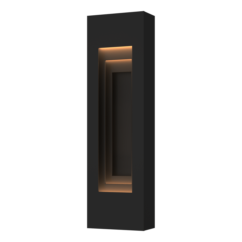Procession Small Outdoor Sconce - Coastal Black - Coastal Black Accent by Hubbardton Forge