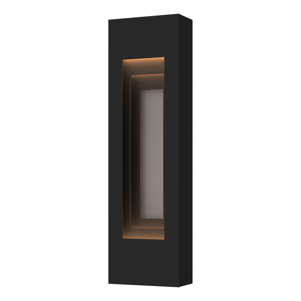 Procession Small Outdoor Sconce - Coastal Black - Coastal Burnished Steel Accent by Hubbardton Forge