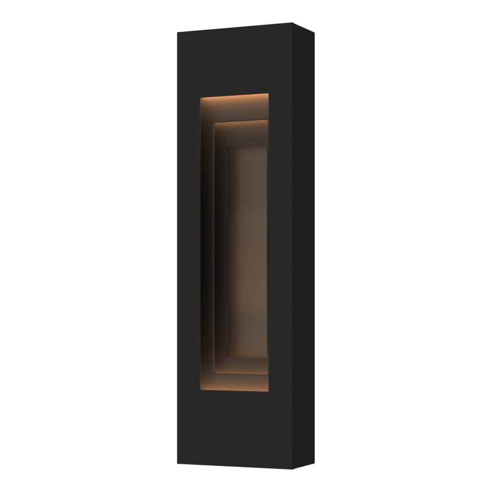 Procession Small Outdoor Sconce - Coastal Black - Coastal Dark Smoke Accent by Hubbardton Forge